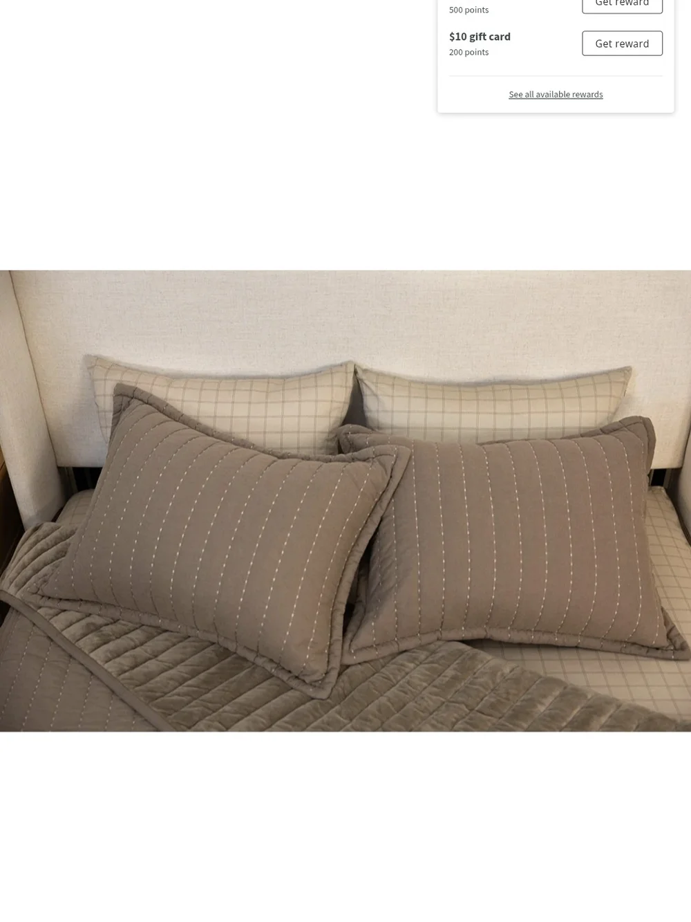 Beddy's ZipBase Quilted Comforter Set in Taupe